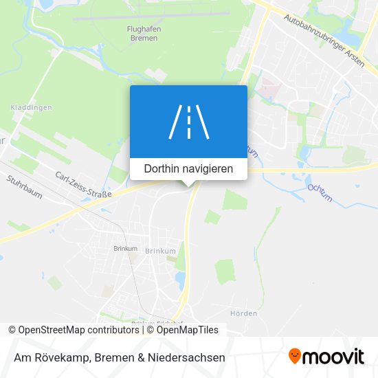 Am Rövekamp Karte