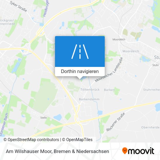 Am Wilshauser Moor Karte