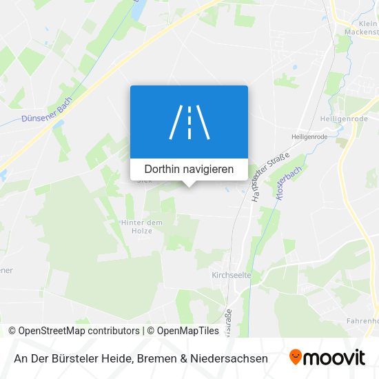 An Der Bürsteler Heide Karte