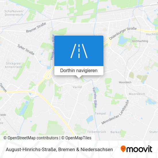 August-Hinrichs-Straße Karte