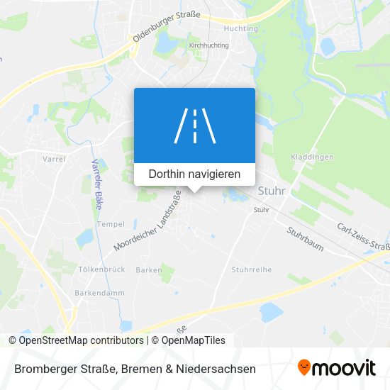Bromberger Straße Karte