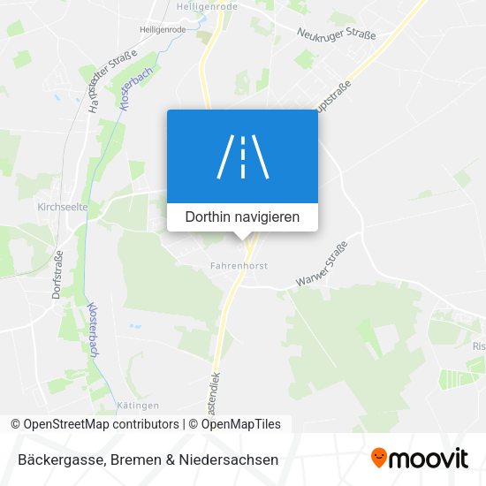 Bäckergasse Karte