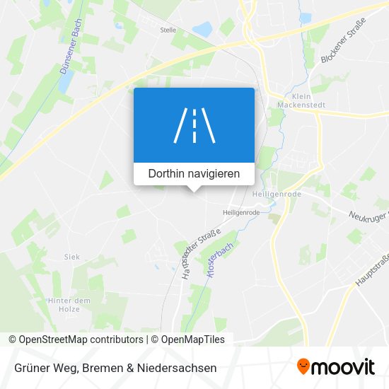 Grüner Weg Karte