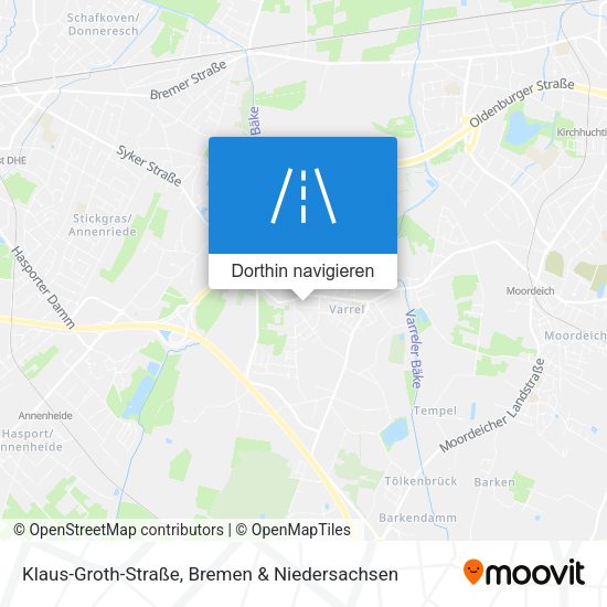 Klaus-Groth-Straße Karte