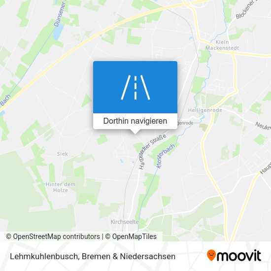 Lehmkuhlenbusch Karte