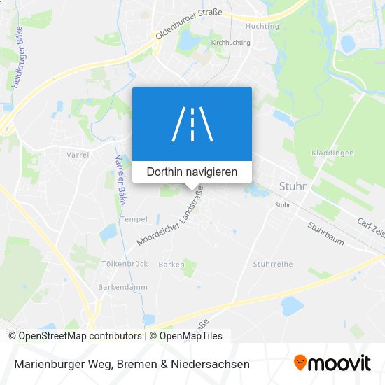 Marienburger Weg Karte