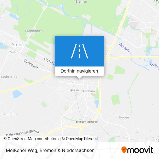 Meißener Weg Karte