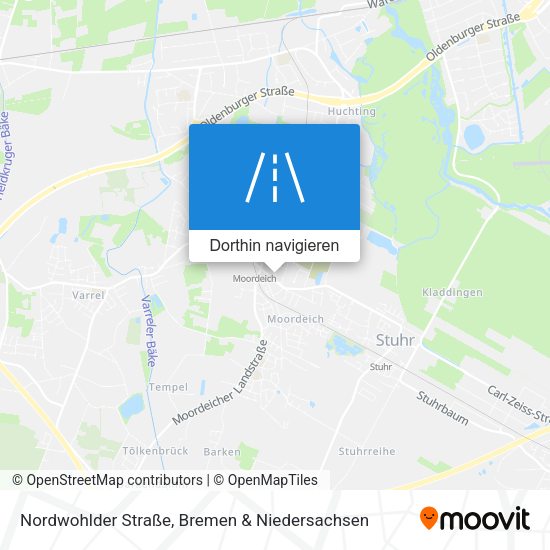 Nordwohlder Straße Karte