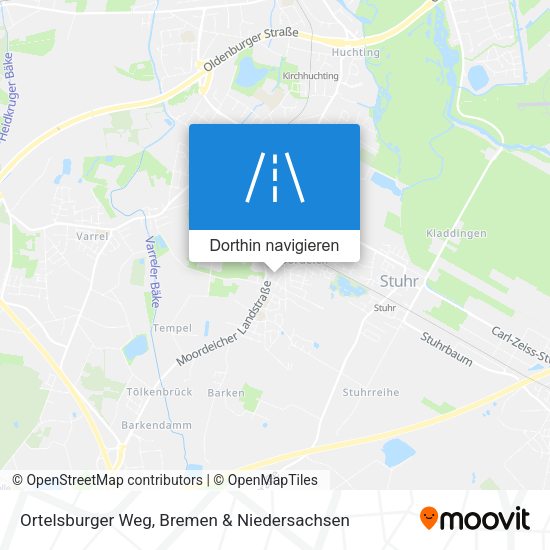 Ortelsburger Weg Karte