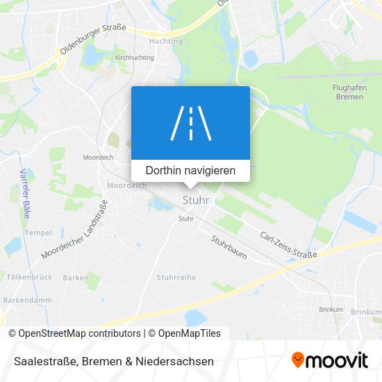 Saalestraße Karte