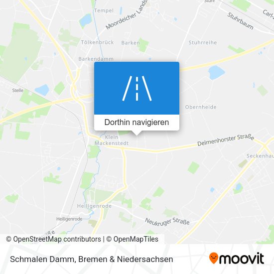 Schmalen Damm Karte