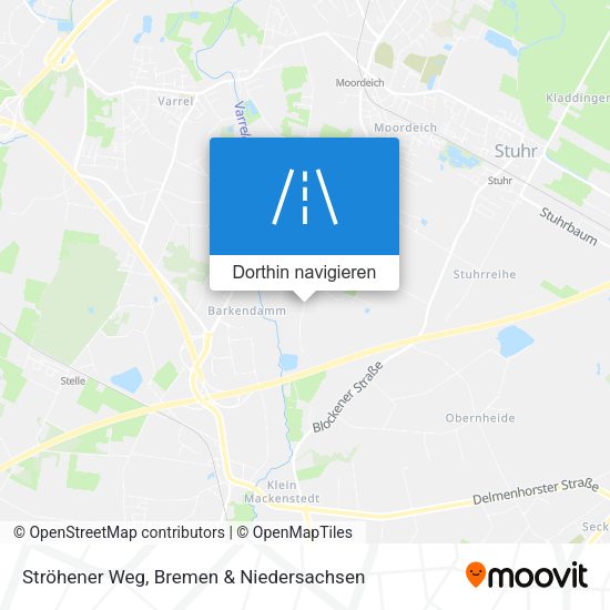 Ströhener Weg Karte