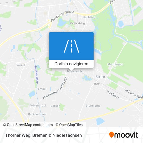 Thorner Weg Karte