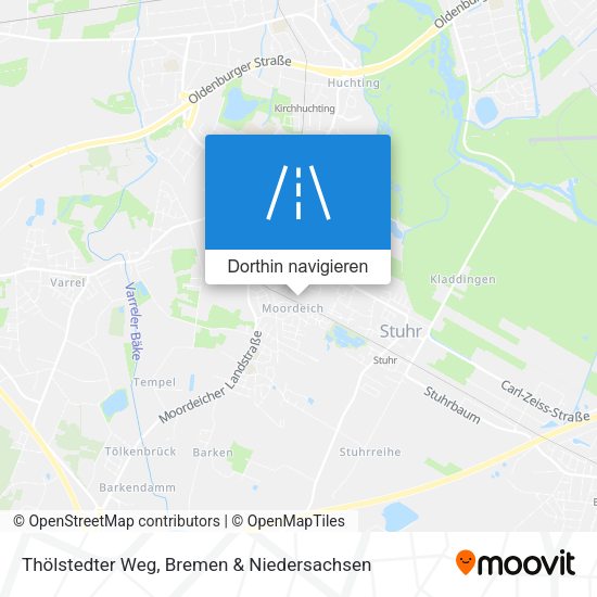 Thölstedter Weg Karte