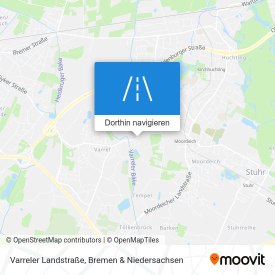 Varreler Landstraße Karte