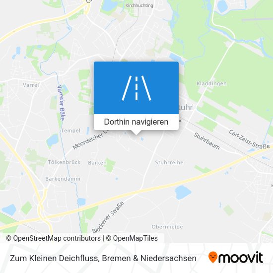 Zum Kleinen Deichfluss Karte