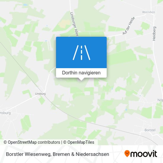 Borstler Wiesenweg Karte