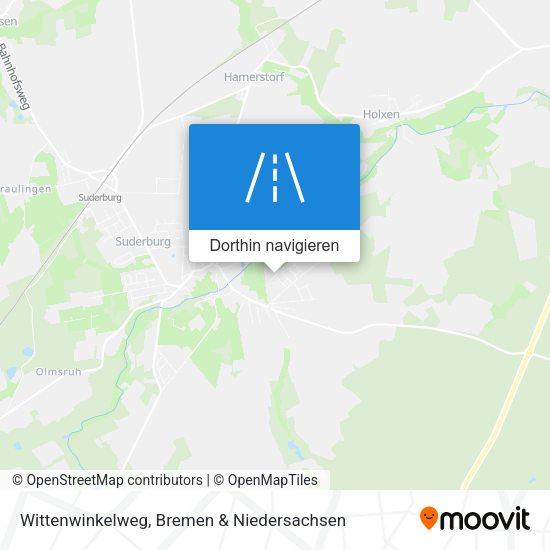 Wittenwinkelweg Karte