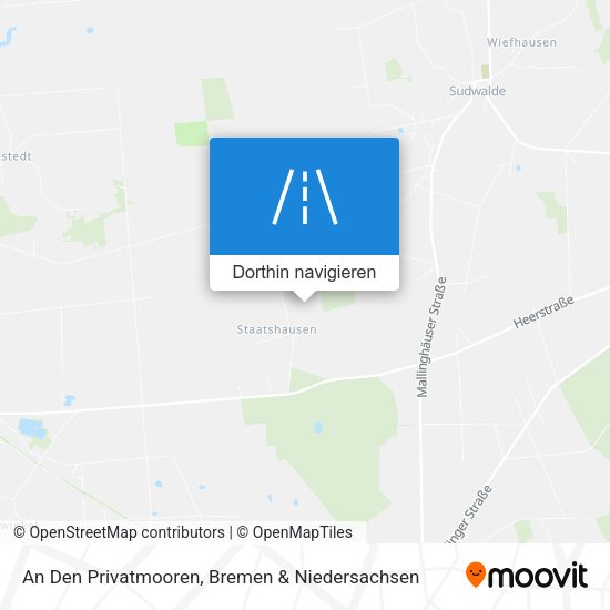 An Den Privatmooren Karte