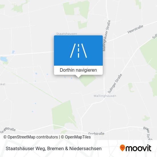 Staatshäuser Weg Karte