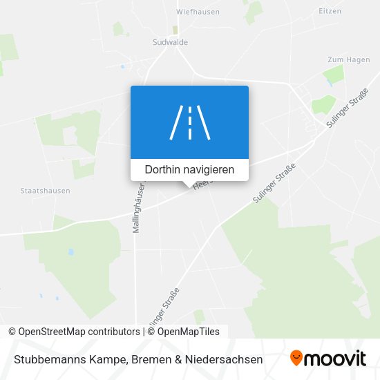 Stubbemanns Kampe Karte