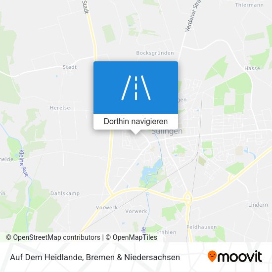 Auf Dem Heidlande Karte