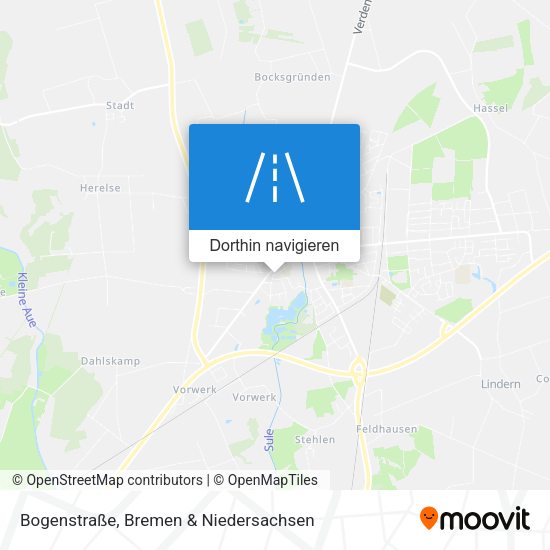 Bogenstraße Karte