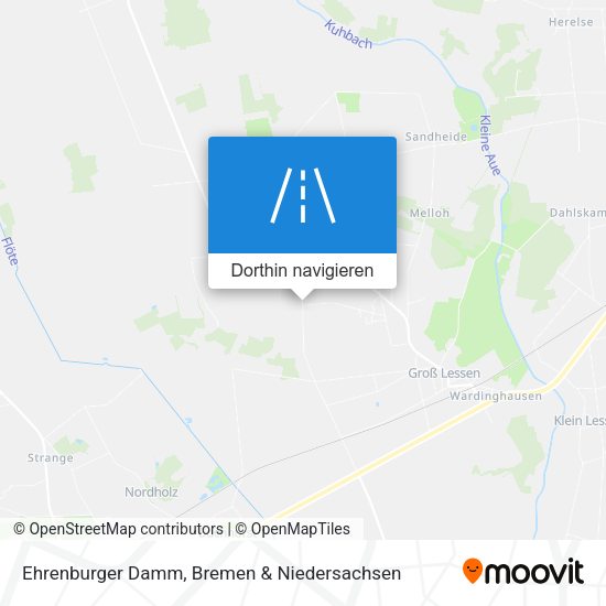 Ehrenburger Damm Karte
