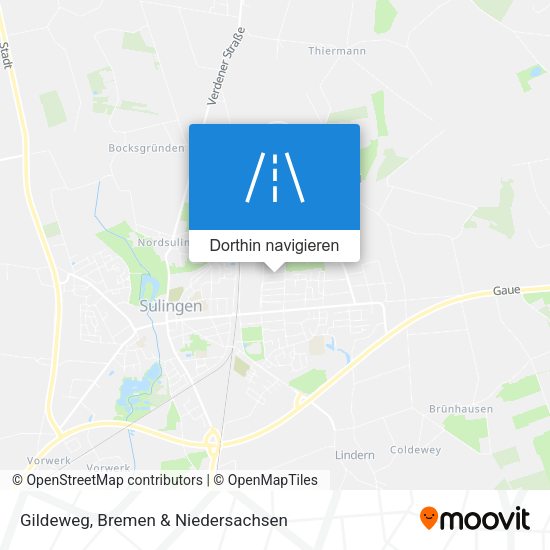 Gildeweg Karte