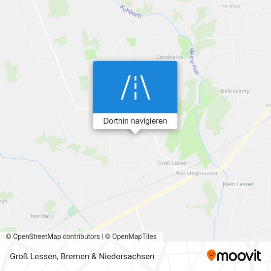 Groß Lessen Karte