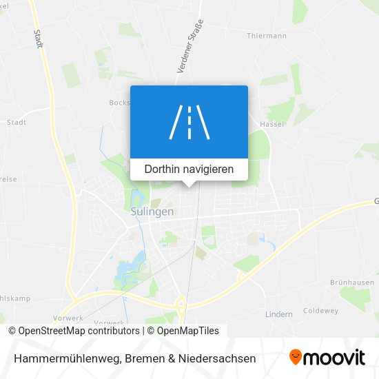 Hammermühlenweg Karte