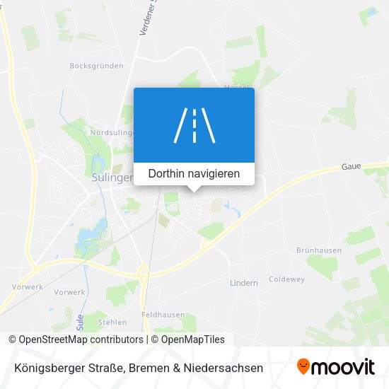 Königsberger Straße Karte