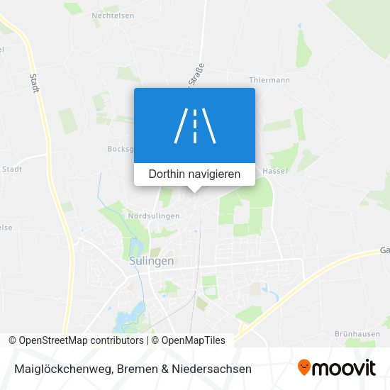 Maiglöckchenweg Karte