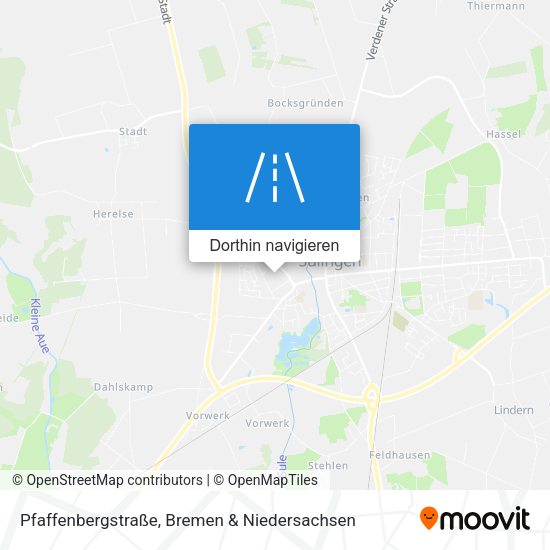 Pfaffenbergstraße Karte