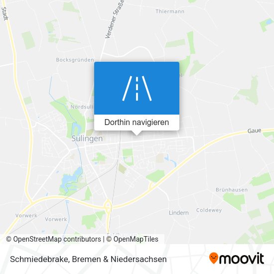 Schmiedebrake Karte