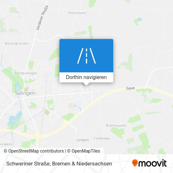 Schweriner Straße Karte