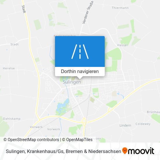 Sulingen, Krankenhaus/Gs Karte