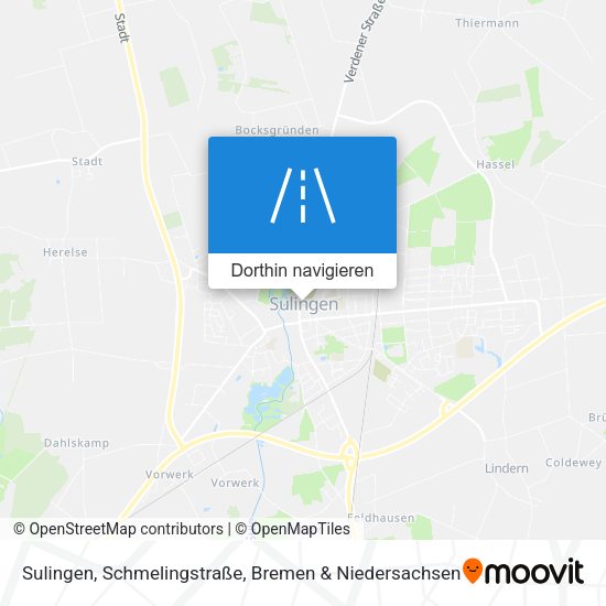 Sulingen, Schmelingstraße Karte