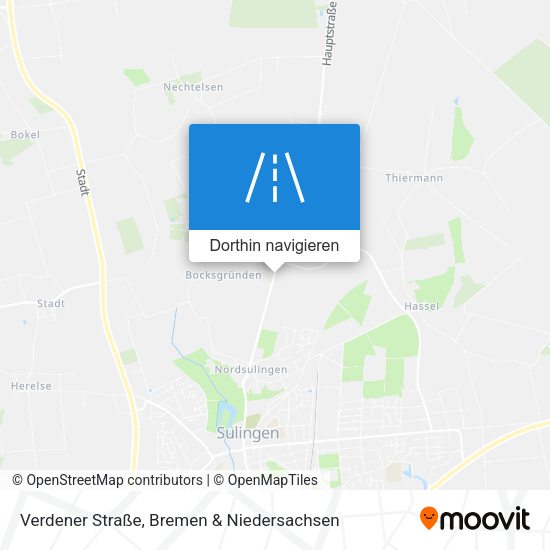 Verdener Straße Karte