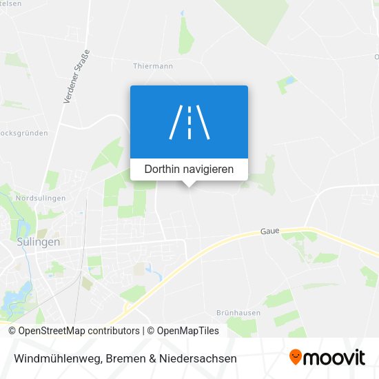 Windmühlenweg Karte
