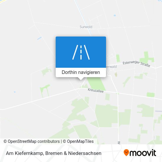 Am Kiefernkamp Karte