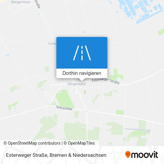 Esterweger Straße Karte