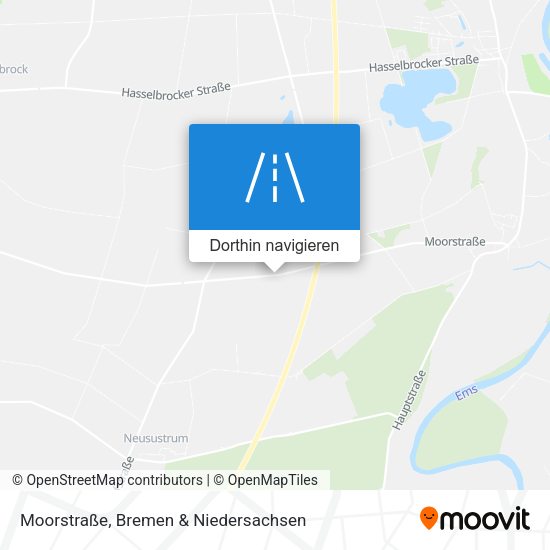 Moorstraße Karte