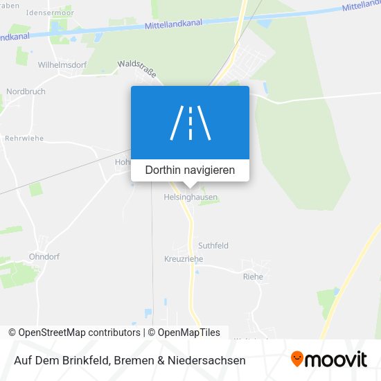Auf Dem Brinkfeld Karte