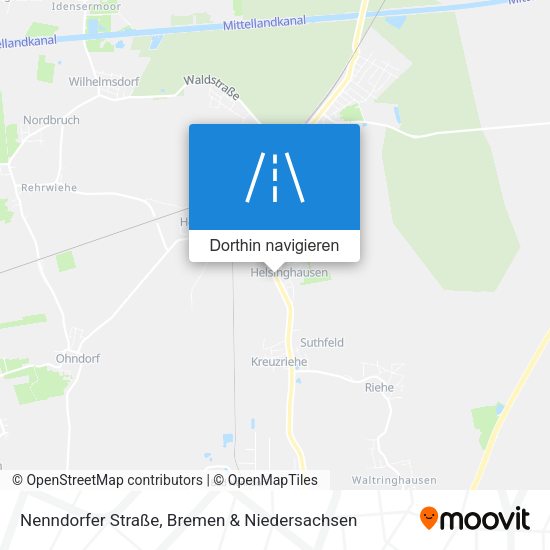Nenndorfer Straße Karte