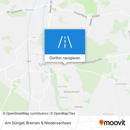 Am Düngel Karte
