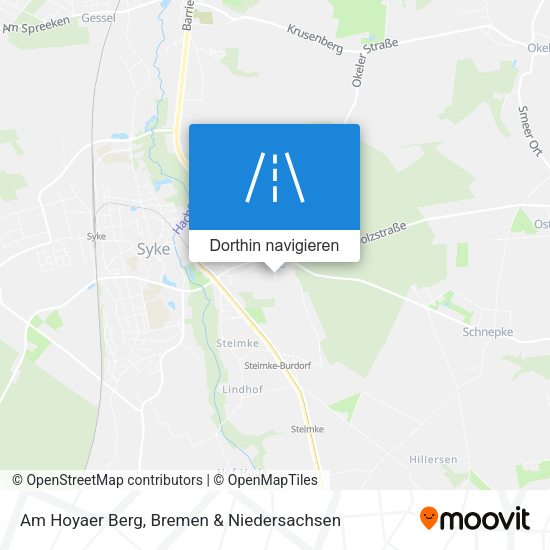 Am Hoyaer Berg Karte