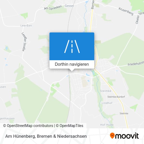 Am Hünenberg Karte