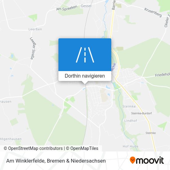 Am Winklerfelde Karte