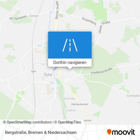 Bergstraße Karte